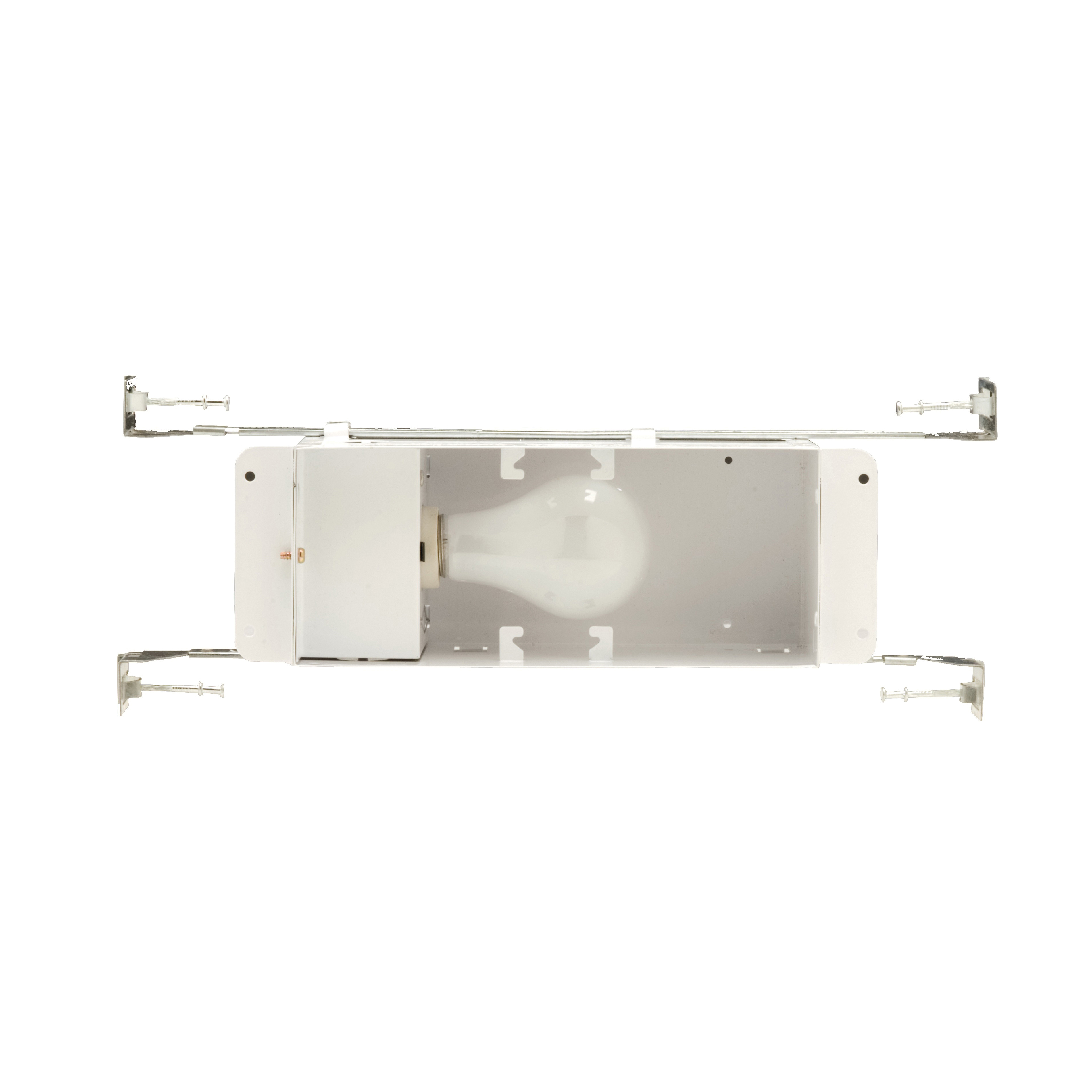 Nicor 15800 Dimmable Step Light With Hanger Bar, (1) Incandescent Lamp, 120 V AC, White Powder Coated Housing