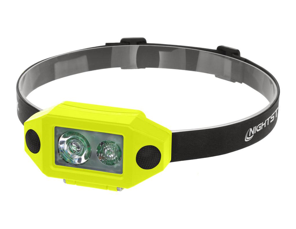 Nightstick&reg; Dual-Light&trade; XPP-5460GX Intrinsically Safe Low-Profile Waterproof Headlamp, LED Bulb, Glass Filled Nylon Polymer Housing, 180/100 Lumens Spotlight/180/100 Lumens Floodlight/200 Lumens Dual-Light&trade; Lumens