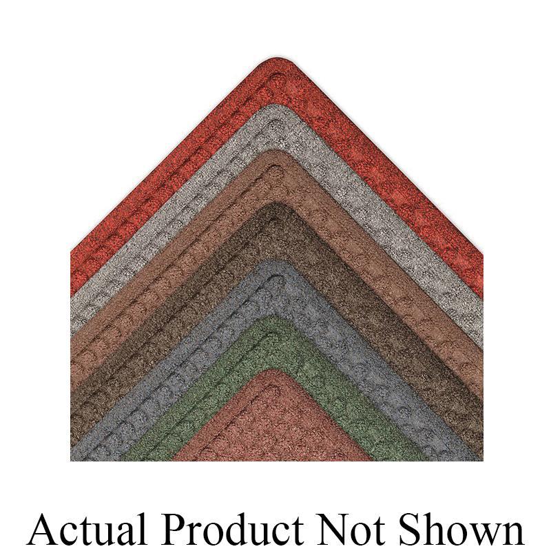 NoTrax&reg; 150S0046CH Aqua-Trap&reg; 150 Rectangular Entrance Mat, 6 ft L x 4 ft W x 3/8 in THK, Charcoal, Tufted Loop Surface Pattern, Dry/Scrape Surface, Resists: Abrasion, Crush, Soil and Wear, Indoor