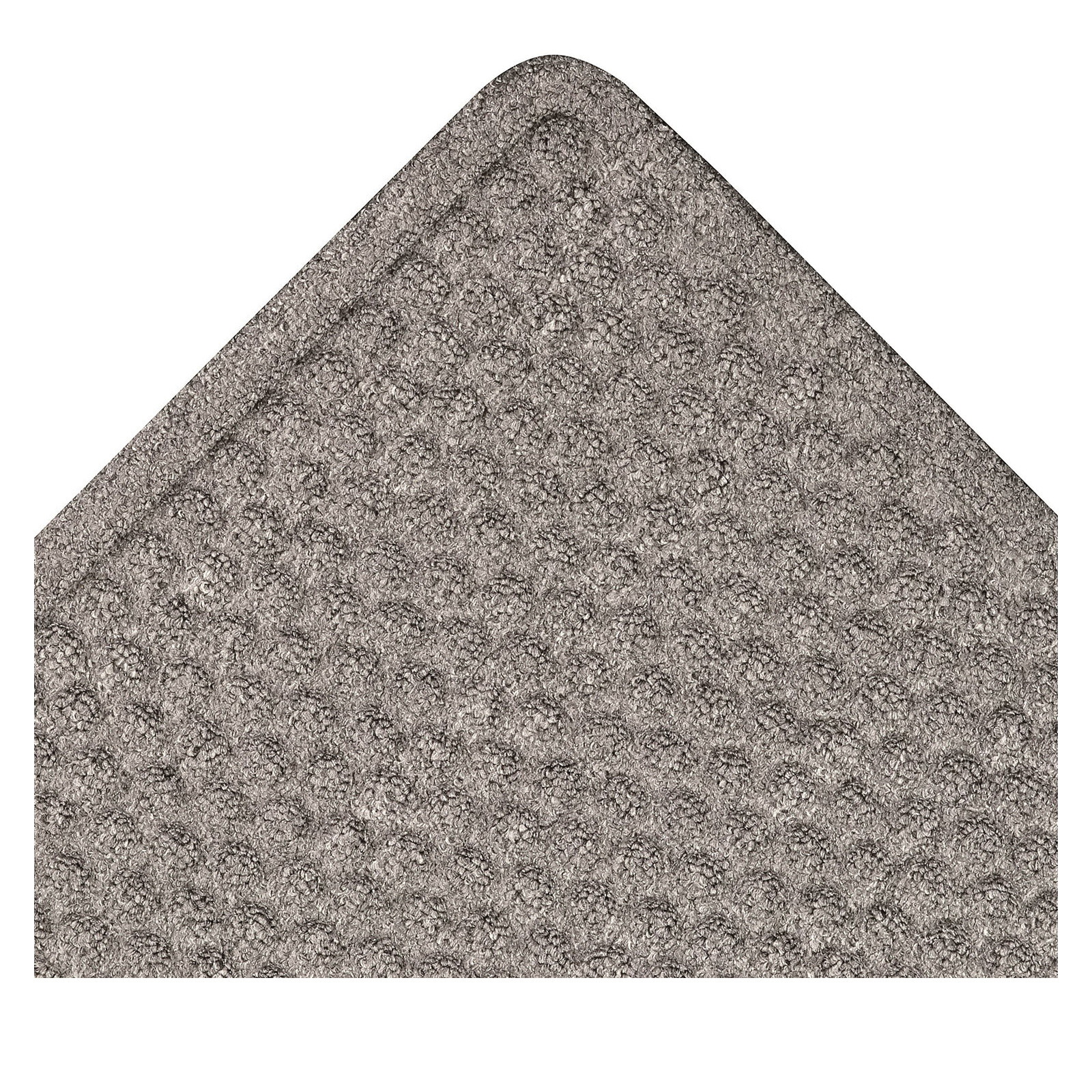 NoTrax&reg; 150S0410GY Aqua-Trap&reg; 150 Rectangular Entrance Mat, 10 ft L x 4 ft W x 3/8 in THK, Gray, Tufted Loop Surface Pattern, Dry/Scrape Surface, Resists: Abrasion, Crush, Soil and Wear, Indoor