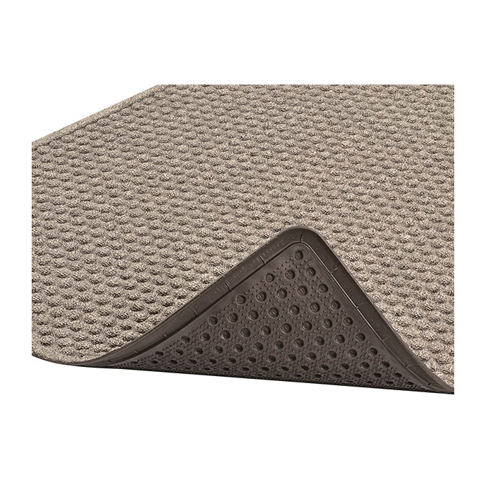 NoTrax&reg; 150S0410GY Aqua-Trap&reg; 150 Rectangular Entrance Mat, 10 ft L x 4 ft W x 3/8 in THK, Gray, Tufted Loop Surface Pattern, Dry/Scrape Surface, Resists: Abrasion, Crush, Soil and Wear, Indoor