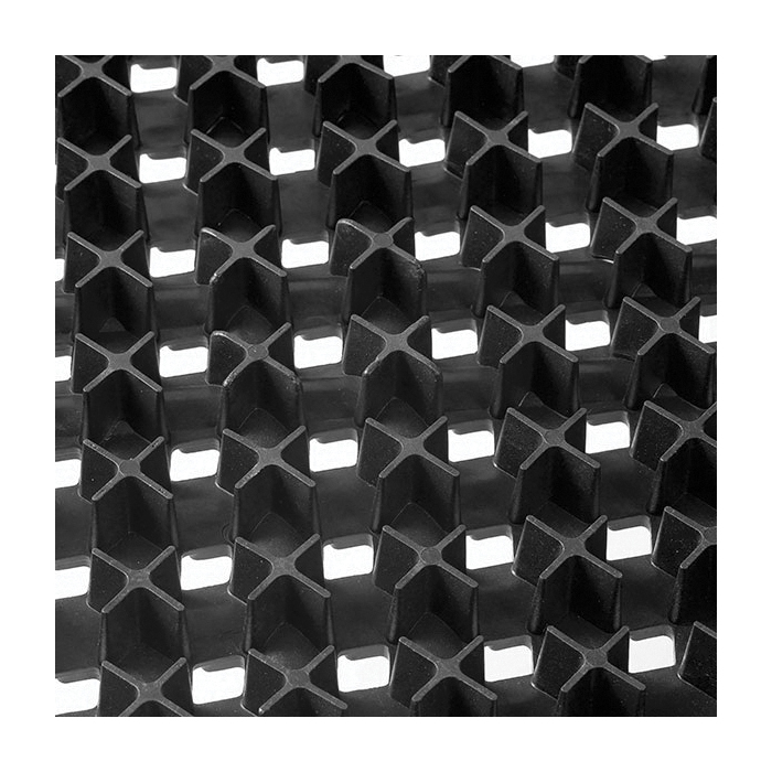 NoTrax&reg; 520S4272BY Cushion-Lok&trade; 520 Modular Anti-Fatigue Floor Mat, 6 ft L x 3-1/2 ft W x 7/8 in THK, PVC, Traction Blades Surface Pattern, PVC Base, Resists: Abrasion, Animal Fat, Cutting Fluid, Grease, Industrial Chemical, Oil, Slip and Wear