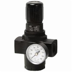 Norgren&reg; by Dixon&reg; R17-A00RG High Flow Jumbo Relieving Regulator With GC230 Gauge, 1-1/4 in PTF, 400 scfm Flow Rate, 5 to 125 psi Pressure