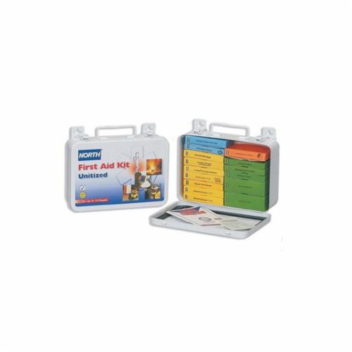 North&reg; by Honeywell 019709-0005L Portable Unitized First Aid Kit, Wall Mount, Metal Case, 8 in H x 5-1/8 in W x 2-5/8 in D