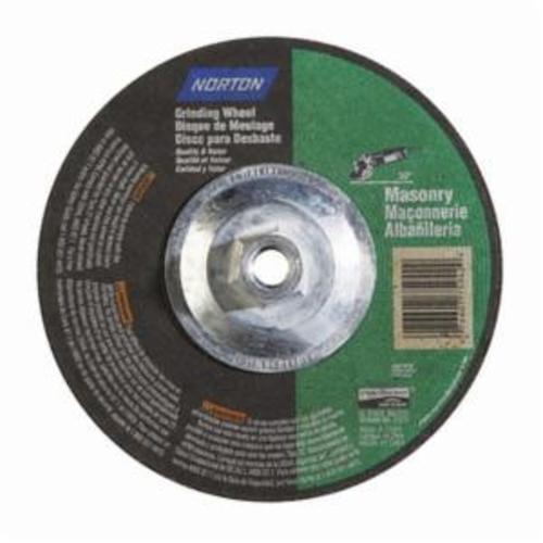 product CGW® 35623 Flat Fast Cut Depressed Center Wheel, 4-1/2 in Dia x 1/4 in THK, 24 Grit, Aluminum Oxide Abrasive