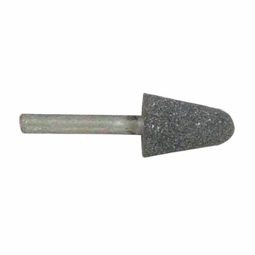 product Norton® 61463622646 Cotton Fiber Mounted Point, W220 Cylindrical Point, 1 in Dia x 1 in L Head, 1/4 in Dia Shank
