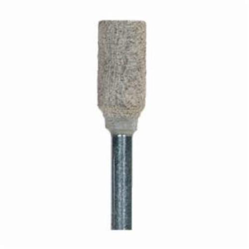 product Norton® 61463622654 Cotton Fiber Mounted Point, W176 Cylindrical Point, 3/8 in Dia x 1/2 in L Head, 1/8 in Dia Shank