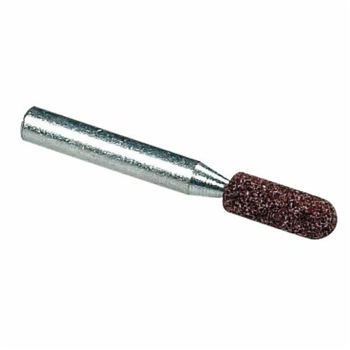 Norton&reg; Gemini&reg; 61463624395 38A Mounted Point, A24 Ball Nose Point, 1/4 in Dia x 3/4 in L Head, 1/4 in Dia Shank