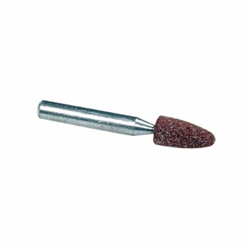 PFERD 21727516 High Performance Line Close Coated Abrasive Disc, Flat End, Cylindrical Head, 3/8 in Dia Head, 3/4 in L of Cut, 2-1/2 in OAL, Fine Cut Cut
