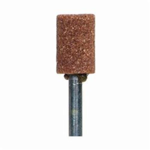 Norton&reg; Gemini&reg; 61463624525 38A Mounted Point, W185 Cylindrical Point, 1/2 in Dia x 1/2 in L Head, 1/8 in Dia Shank