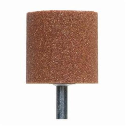 Norton&reg; Gemini&reg; 61463624588 38A Mounted Point, W238 Cylindrical Point, 1-1/2 in Dia x 1-1/2 in L Head, 1/4 in Dia Shank