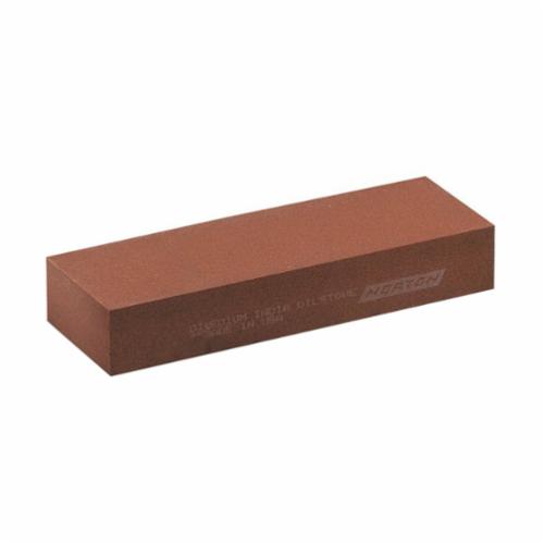 Norton® India® 61463685630 Single Grit Abrasive Benchstone, 8 in L x 2 in W x 1 in H, 2 in Dia, 240 Grit