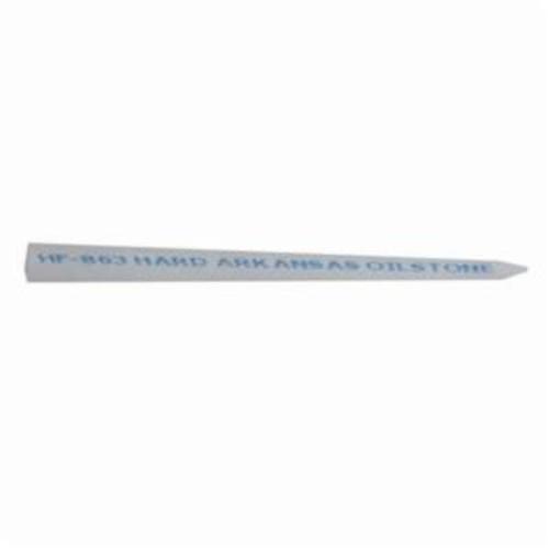 product Norton® India® 61463685610 Single Grit Abrasive Benchstone, 6 in L x 2 in W x 1 in H, 2 in Dia, 320 Grit