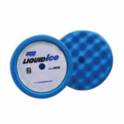Norton&reg; Liquid Ice&reg; 63642506380 Step 2 Polishing Pad, 8 in Dia, Hook and Loop Attachment, Foam Pad