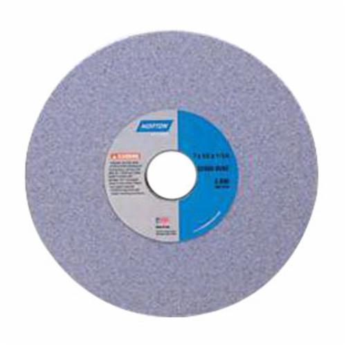 Norton&reg; 66243428214 32A Straight Toolroom Wheel, 2 in Dia x 1/2 in THK, 3/8 in Center Hole, 60 Grit, Aluminum Oxide Abrasive