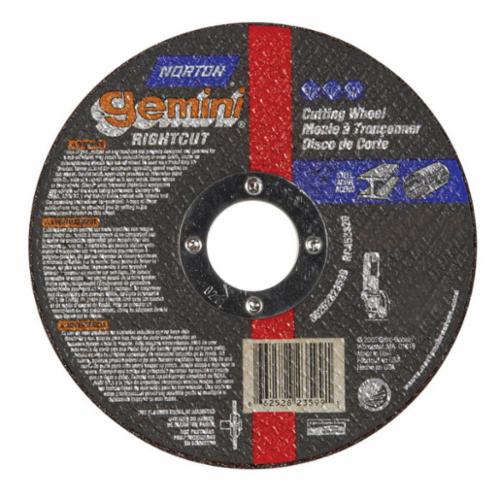 Norton® No-Fil® Adalox® 66261131541 A275OP Hook and Loop Disc, 5 in Dia, P320 Grit, Extra Fine Grade, Aluminum Oxide Abrasive, Latex Paper Backing