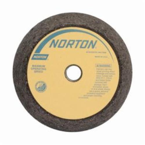 Norton® Gemini® 66243522417 57A Type 01 Portable Snagging Wheel, 3 in Dia Max, 1/2 in THK, 1/2 in L, Straight Shape