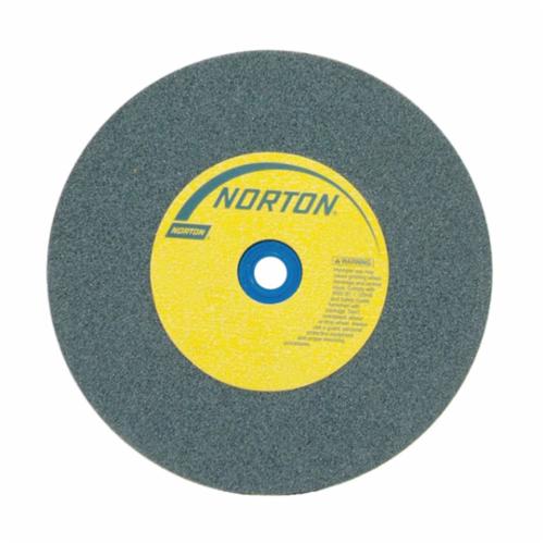 Norton® Gemini® 07660788265 57A Alundum® Straight Bench and Pedestal Grinding Wheel, 7 in Dia x 1 in THK, 1 in Center Hole, 100/120 Grit, Aluminum Oxide Abrasive