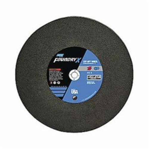 Norton&reg;Foundry X&trade; 66253347701 U57A General Purpose Cut-Off Wheel, 20 in Dia x 5/32 in THK, 1 in Center Hole, 30 Grit, Aluminum Oxide Abrasive