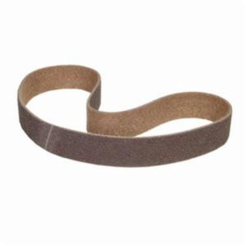Norton&reg; Bear-Tex&reg; Rapid Prep&trade; 66254429365 Benchstand Flex Low Stretch Narrow Regular Surface Conditioning Non-Woven Abrasive Belt, 2-1/2 in W x 60 in L, Coarse Grade, Aluminum Oxide Abrasive, Brown