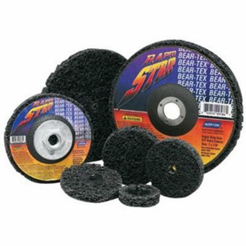 Norton&reg; Rapid Strip&trade; 66261009585 Depressed Center Wheel, 4-1/2 in Dia x 1/2 in THK, 60/80 Grit, Silicon Carbide Abrasive