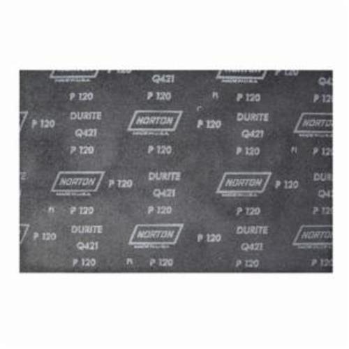 Norton&reg; Blue-Bak&trade; 66261139362 T414 Coated Sandpaper Sheet, 11 in L x 9 in W, 400 Grit, Super Fine Grade, Silicon Carbide Abrasive, Paper Backing