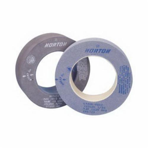 product Norton® 66253146366 Cylindrical Grinding Wheel, 24 in Wheel Dia X 3-1/2 in Wheel THK X 12 in Center Hole, Type 7 Wheel