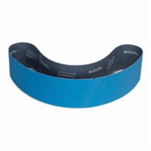 Norton&reg; BlueFire&reg; 78072728594 R823P Narrow Coated Abrasive Belt, 1 in W x 42 in L, 80 Grit, Coarse Grade, Zirconia Alumina Abrasive, Polyester Backing