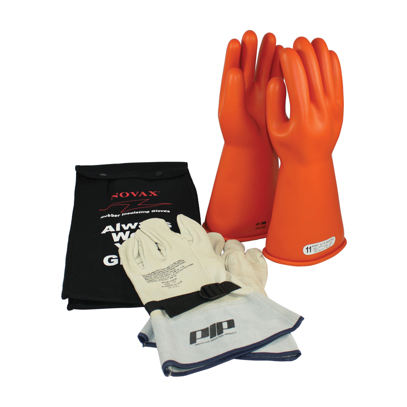 Salisbury by Honeywell E011Y/8 E011 Insulating Lineman Gloves, 7, Yellow, 11 in L, ASTM Class: Class 0, 1000 V AC/1500 V DC Max Use Voltage