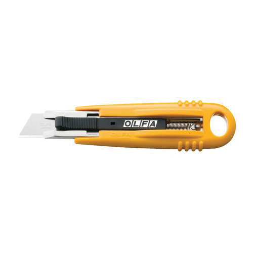 OLFA® 5004 Heavy Duty Utility Knife, 18 mm W Snap-Off Blade, Slide Open, Stainless Steel Blade, 1 Blade Included, 6 in OAL