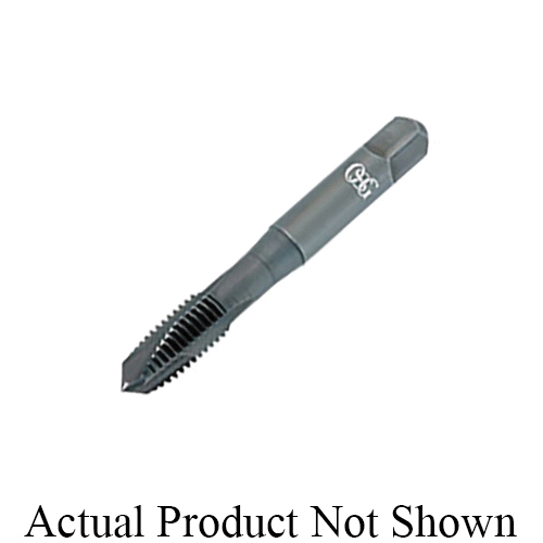 EXO&reg; 1730301 EXOTAP&reg; VA-3&reg; 300 High Performance Spiral Point Tap, Right Hand Cutting, #8-32 Thread, H3 Thread Limit, 3.5P-4.5P Plug Chamfer, 3 Flutes, Steam Oxide, HSS-E