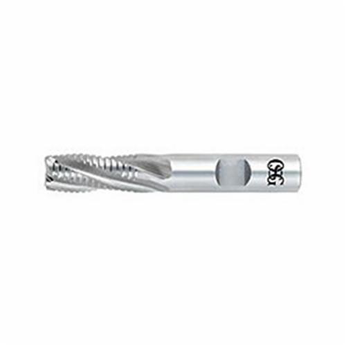 product OSG 6909105 EXOTIN® 690 Non-Center Cutting Regular Length Roughing End Mill, 1/4 in Dia Cutter, 3/4 in Length of Cut, 4 Flutes, 3/8 in Dia Shank, 2-1/2 in OAL, TiN Coated