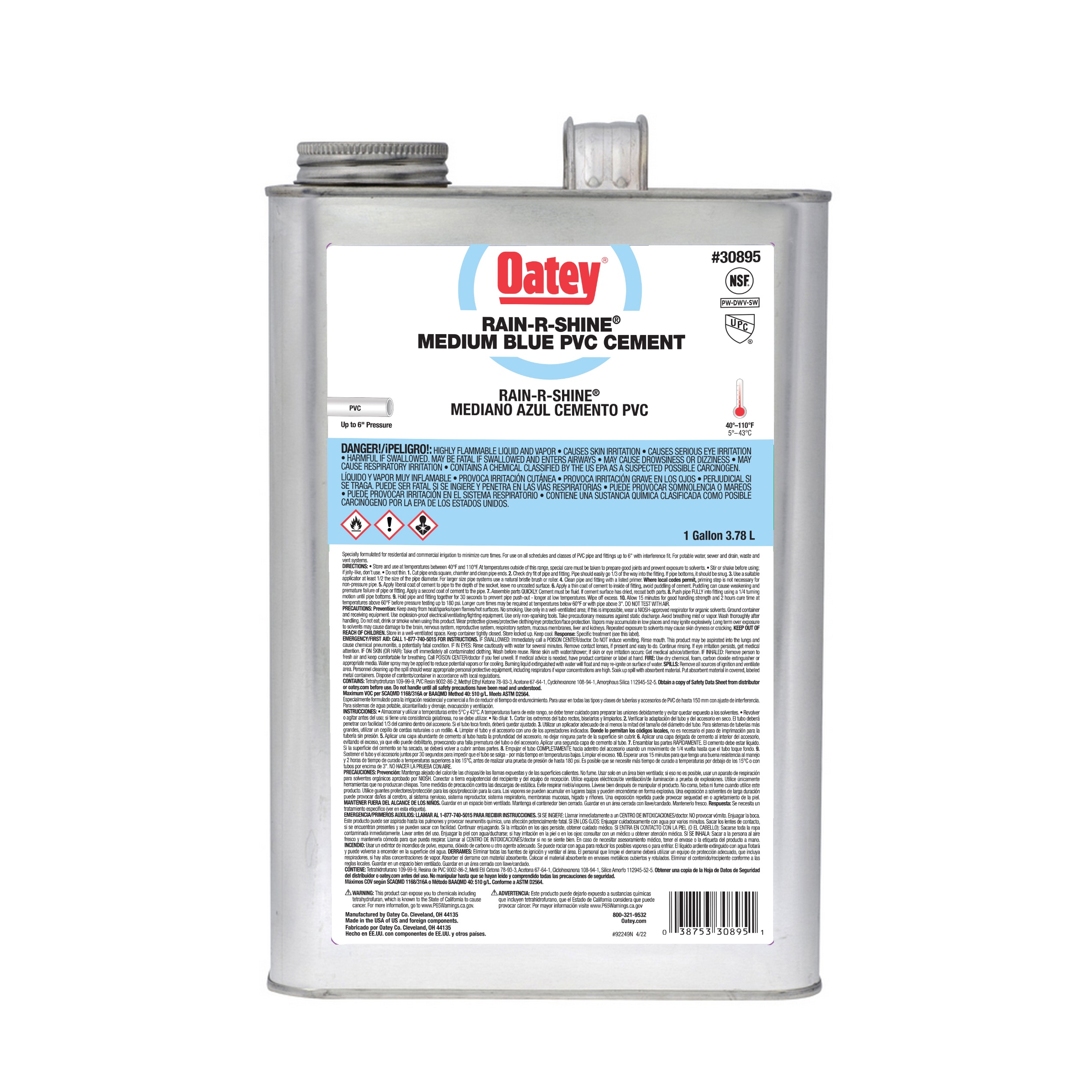 Oatey&reg; 30895 36949
