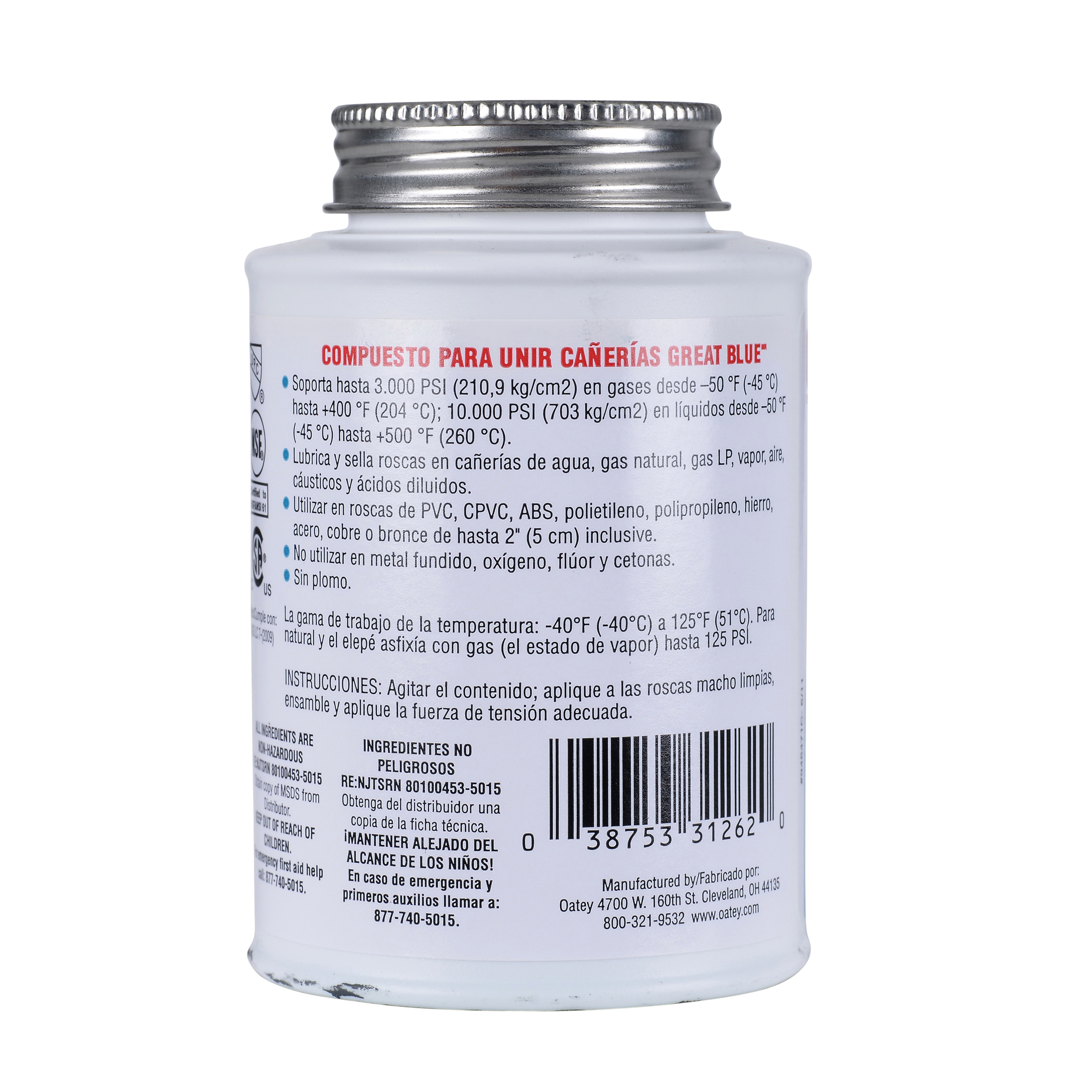 Oatey&reg; 31263 4581