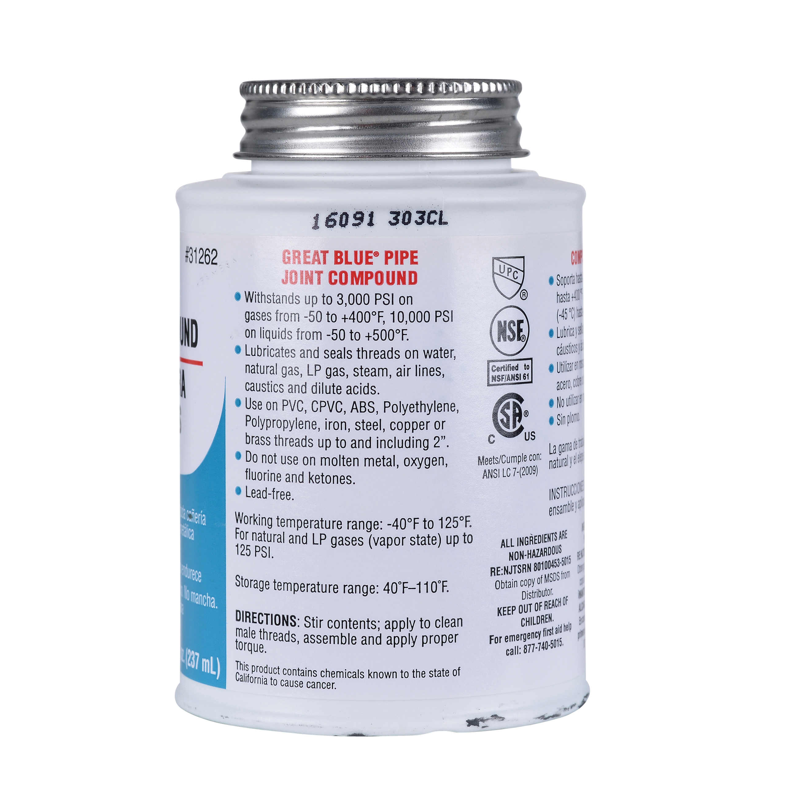 Oatey&reg; 31263 4581