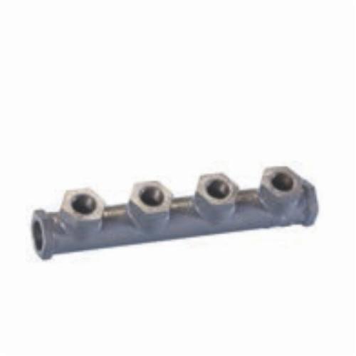 TracPipe® Counterstrike® FGP-MI-PC Coated Type Pipe Manifold, 1/2 in Inlets x (4) 3/4 in Outlets, Cast Iron, Import