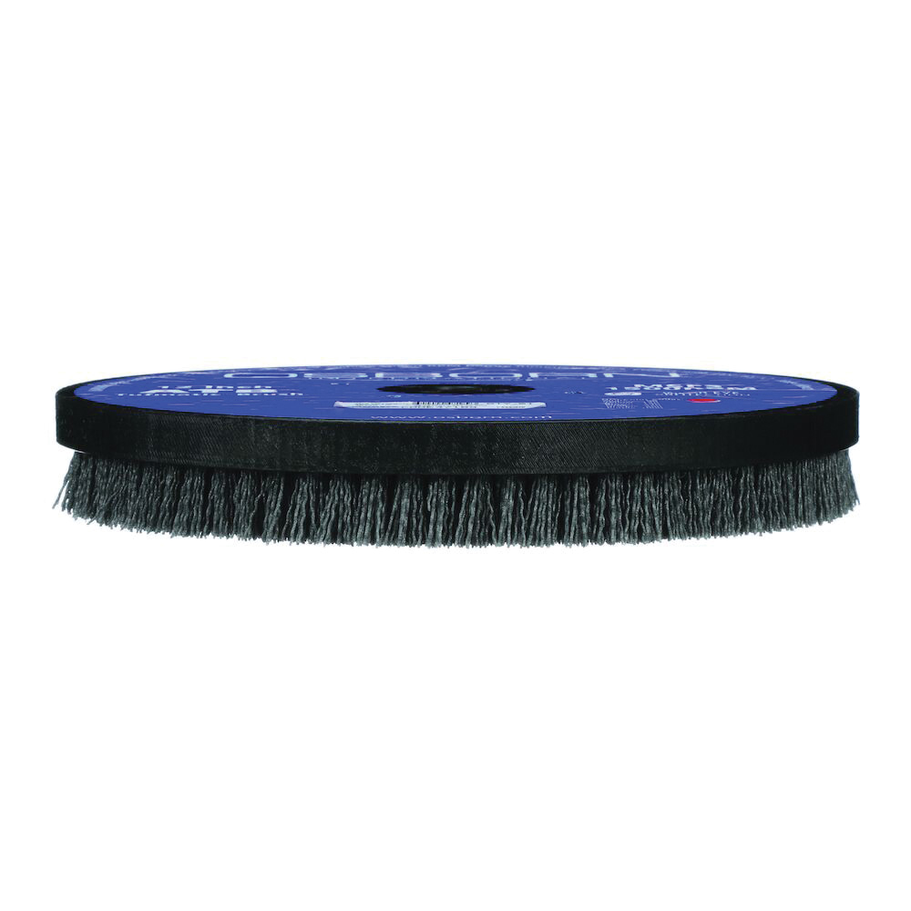 Osborn ATB&trade; TUFMATIC&trade; 0004716100 Straight Disc Brush, 6 in Dia Brush, 7/8 in Center Hole, 0.028 in Dia Filament/Wire, Silicon Carbide Fill