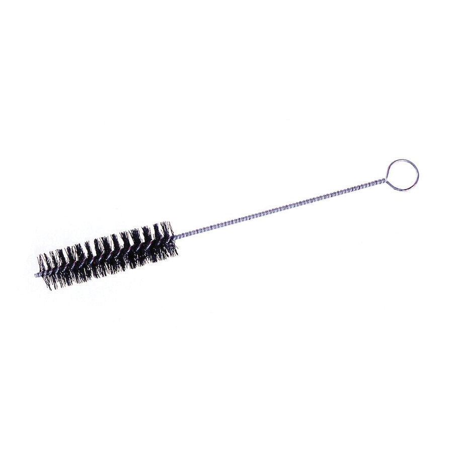 Osborn 0005109300 Crimped Wire Internal Tube Brush, 3/4 in Dia x 2-1/2 in L, 5 in OAL, 0.01 in Dia Filament/Wire, Stainless Steel Fill