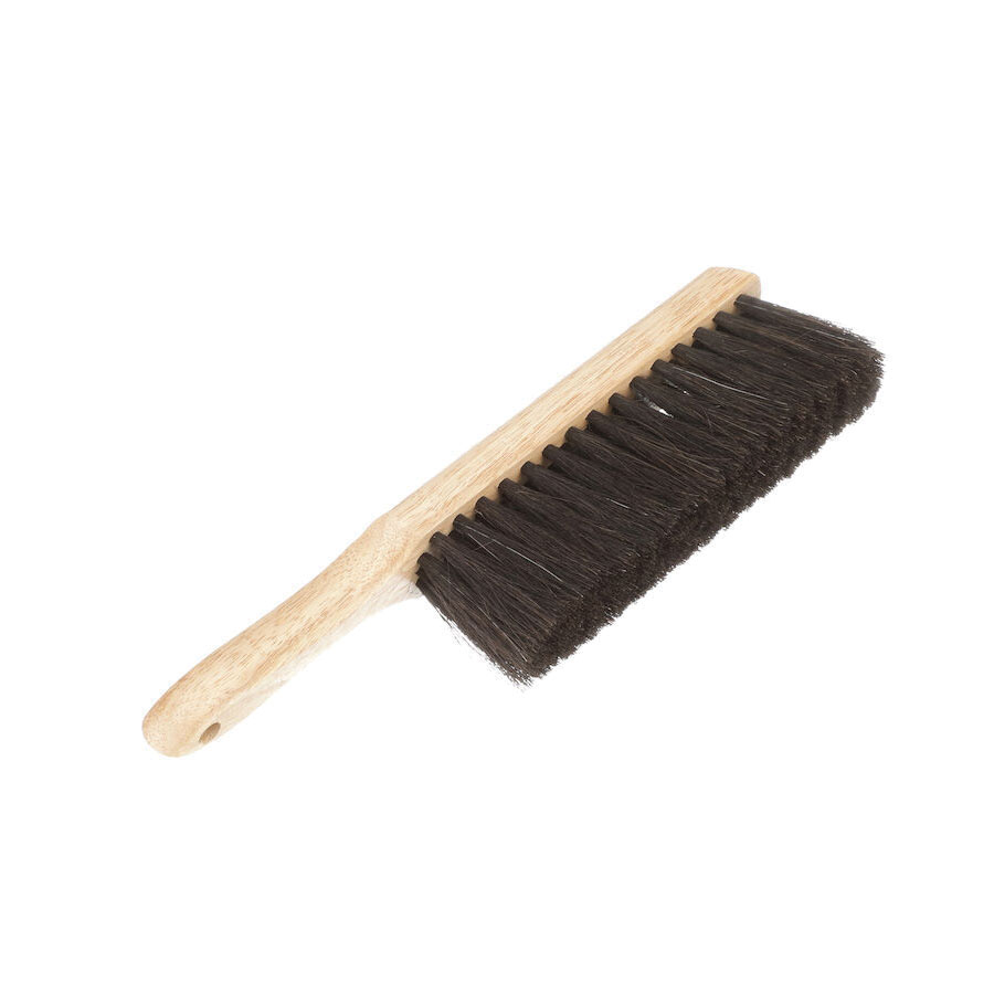 Osborn 0005400100 Counter Duster, 8 in L Brush, 2-1/2 in L Horsehair Trim, Fine Bristle Firmness