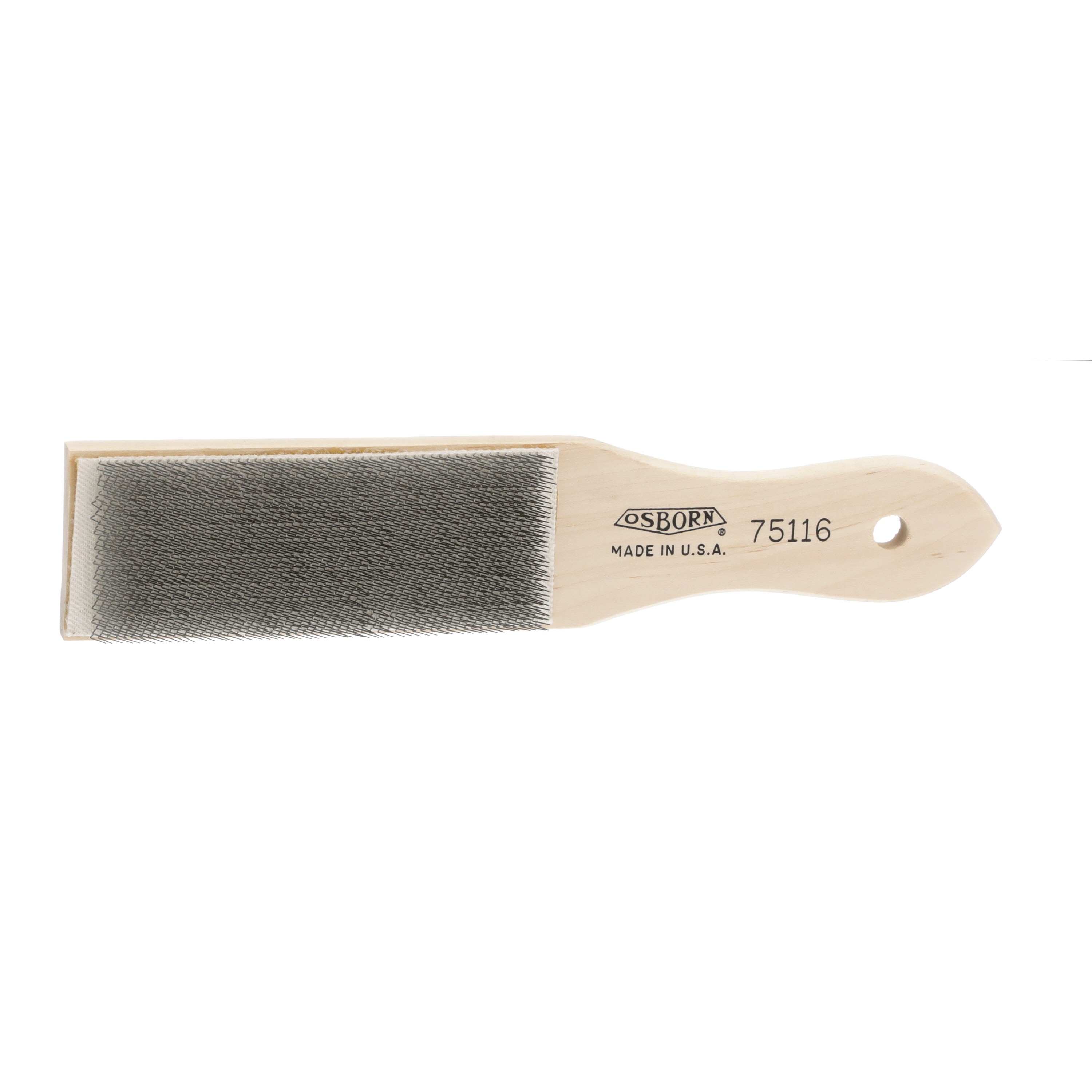 Crescent&reg; 21458 File and Rasp Cleaner, 10 in OAL, Wood Handle
