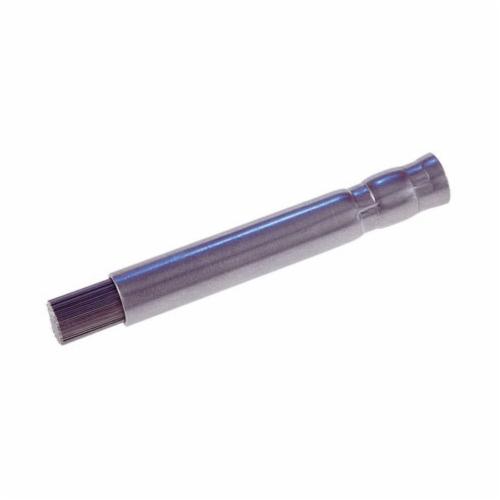 Osborn 0003026300 Flat Faced Light Duty Miniature Precision Pencil Wire Small Diameter End Brush, 1/4 in Dia Brush, 0.008 in Dia Filament/Wire, AB Carbon Steel Fill