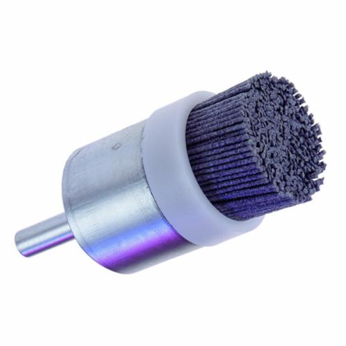 Osborn ATB&trade; 0003029600 End Brush With Bridle, 1/2 in Dia Brush, Straight, Silicon Carbide Fill, 1 in L Trim