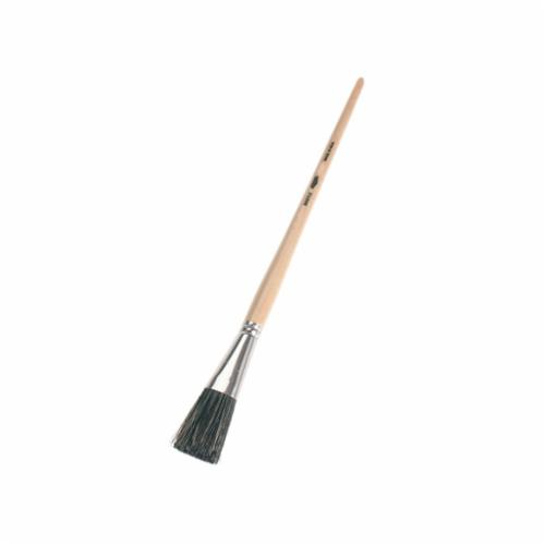 Osborn 0007010000 Chiseled Edge Artist Brush, 1/4 in Bristle Brush, Lacquered Walnut Wood Handle, Oil, Water Based