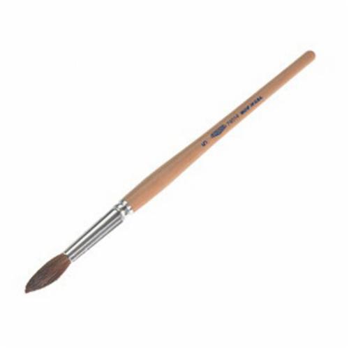 Osborn 0007401400 Lettering Selected Lacquering Brush, #5 Camel Hair Brush, Wood Handle, Latex, Oil/Water Based