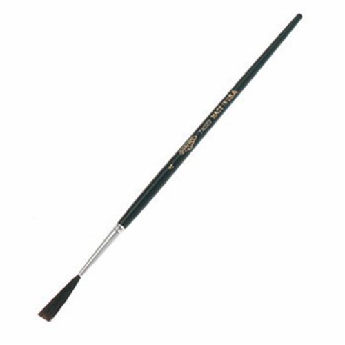 Osborn 0007402400 Lettering Selected Marking Brush, 8 in OAL, #5 Camel Hair Brush, Wood Handle, Enamel, Latex, Oil, Water Based, Shellac, Smooth Lacquer, Varnishes