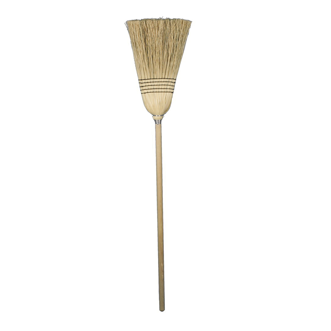 Osborn 0007514900 Wire Binding Upright Broom, Palmyra Fiber Bristle, 11 in W, 10 in L Trim, 54 in OAL