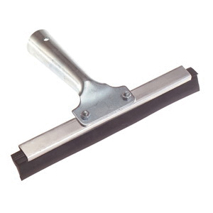 Osborn 0007545600 Disposable Medium Duty Window Squeegee, 14 in W, Single Rubber Blade, Straight Blade Shape, 72 in L Handle