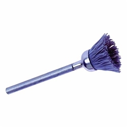 Osborn ATB&trade; 0007570700 Miniature Cup Brush, 9/16 in Dia Brush, Straight, Aluminum Oxide Fill