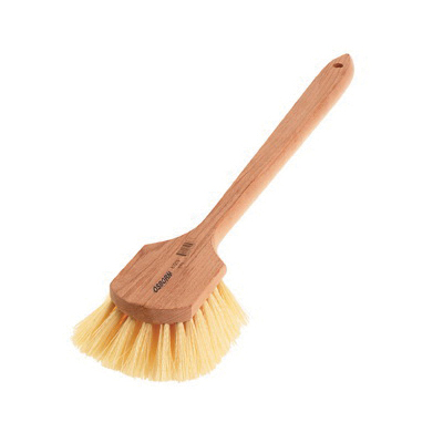 Osborn 0008101900 Economy Utility Scrub Brush, 4-3/4 in L x 5 in W Brush, 21-3/4 in OAL, 1-7/8 in L Polypropylene Trim