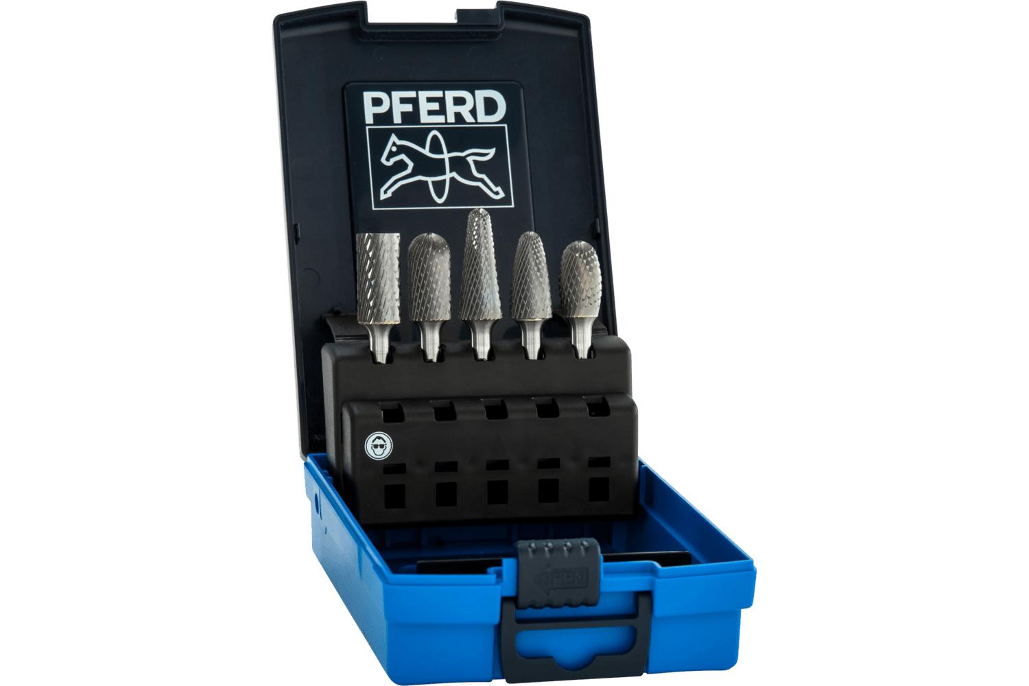 PFERD 21728038 High-Performance Bur Set, Omni Cut, 3 Pieces